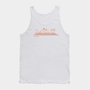 Boston rose gold Tank Top